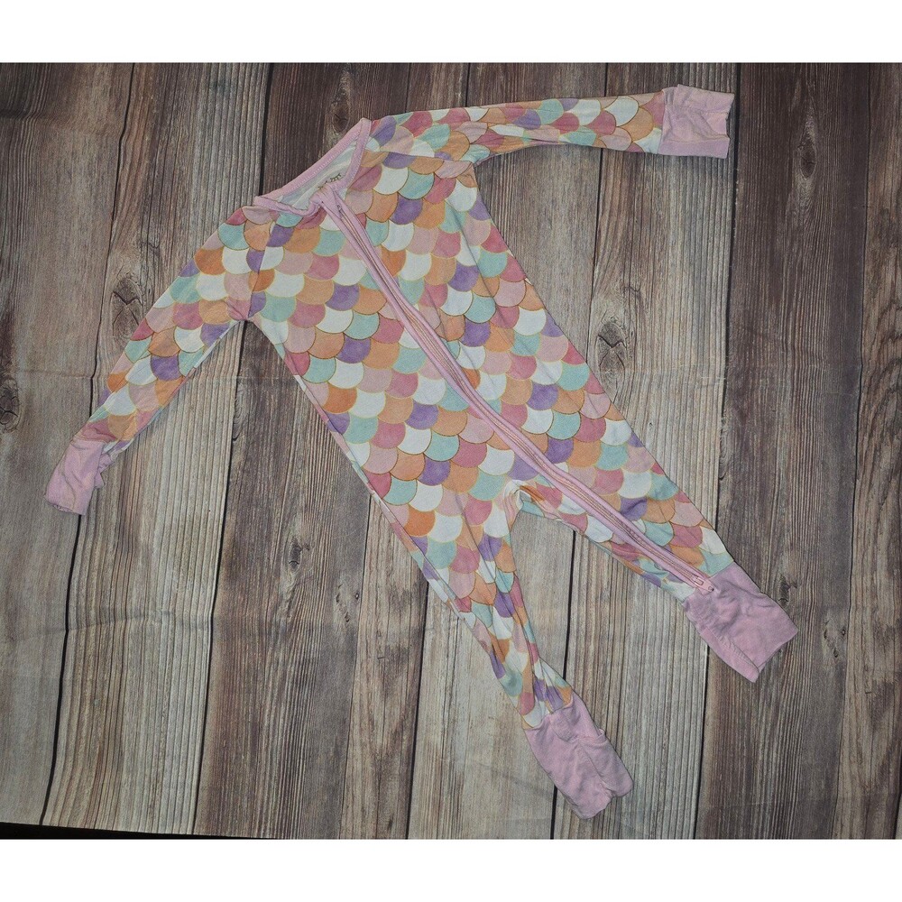 Little Sleepies Mermaid Scales 3-6mo zippy